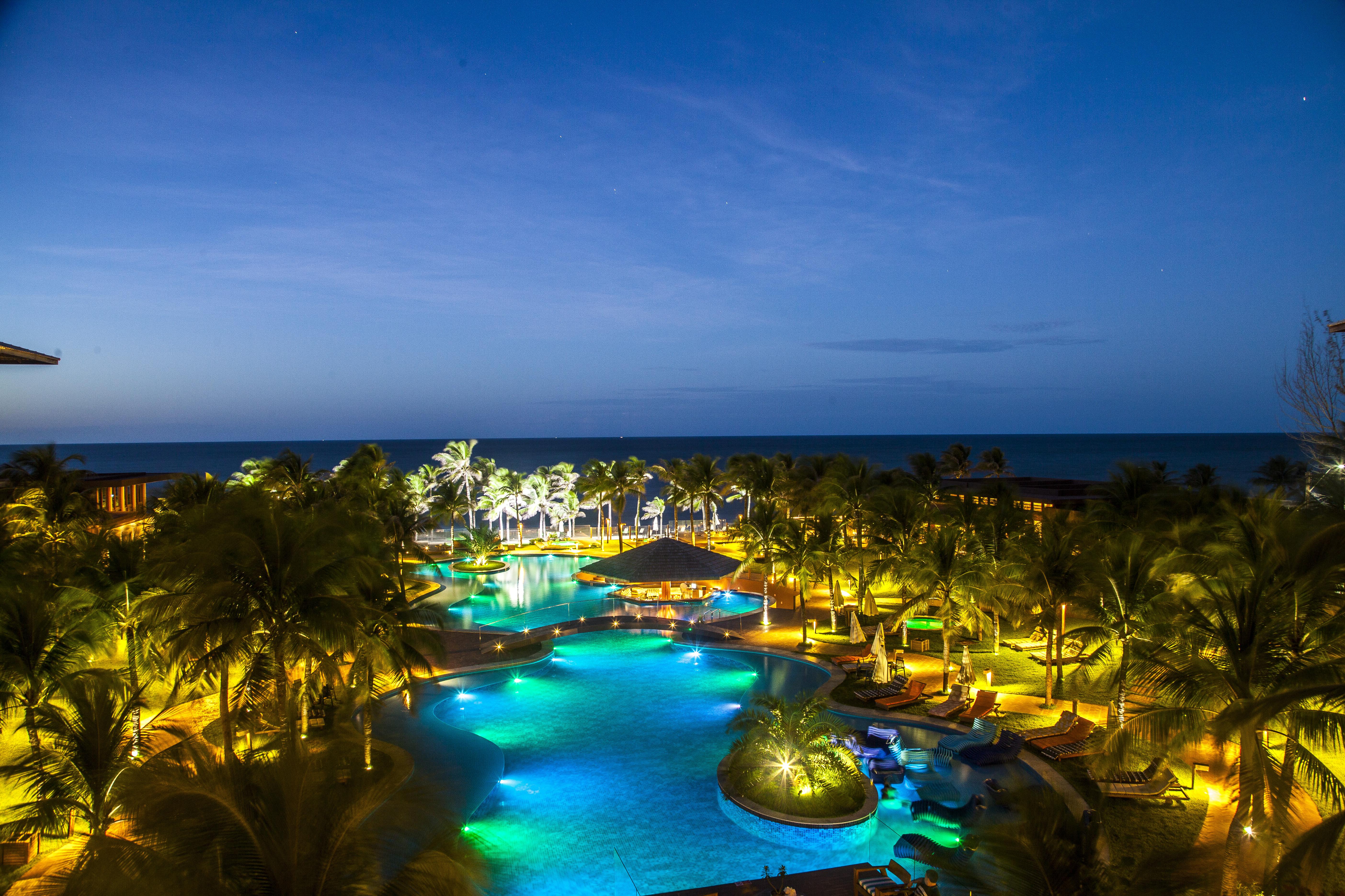 Carmel Cumbuco Resort 外观 照片 Hard Rock Hotel at night